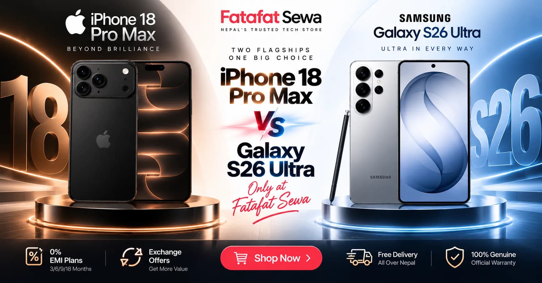 iphone 18 pro max vs galaxy s26 ultra