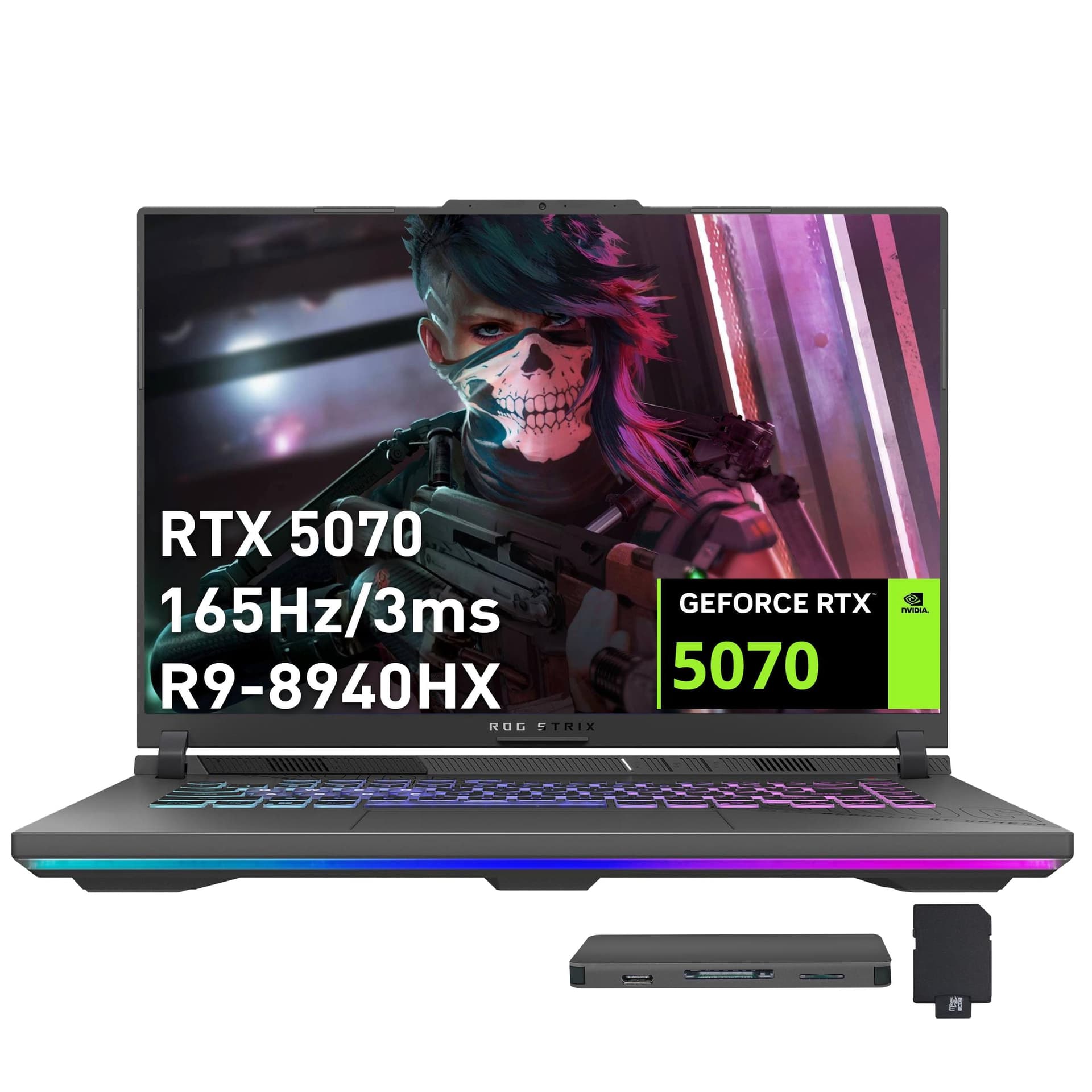 ASUS ROG Strix G16 G615LP gamer girl