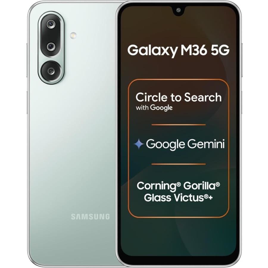 galaxy m36 mint white